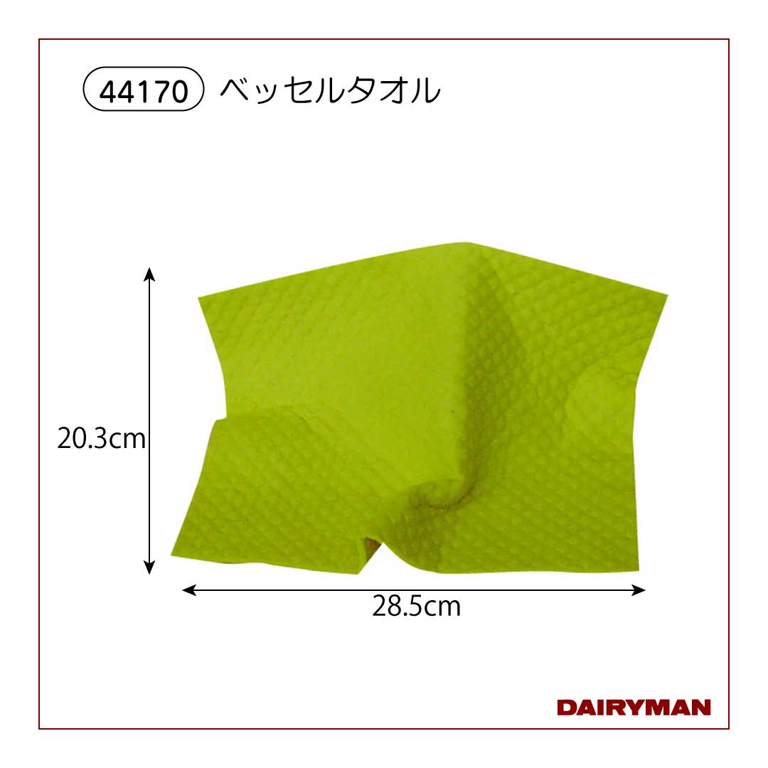 ベッセルタオル（40枚入）【 44170 】｜デーリィマン社